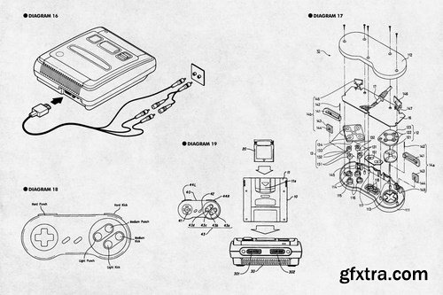 Retro Diagrams - Video Games Edition