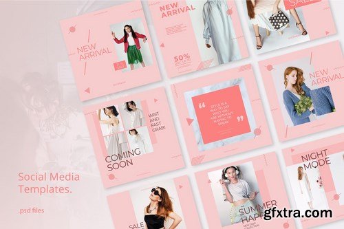 Social Media Kit Fashion Minimalis