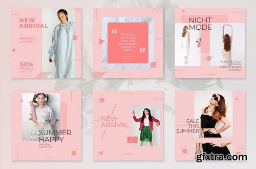 Social Media Kit Fashion Minimalis