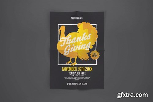 Thanksgiving Party Flyer