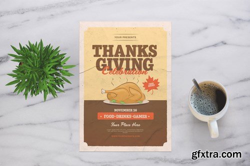 Thanksgiving Celebration Flyer