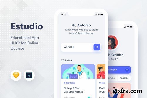 Estudio - Educational Mobile App UI