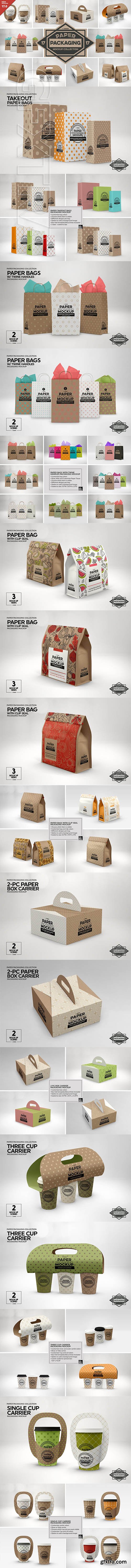 CreativeMarket - VOL. 17 Paper Box Packaging Mockups 4075657