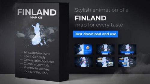 Udemy - Finland Map - Republic of Finland Map Kit