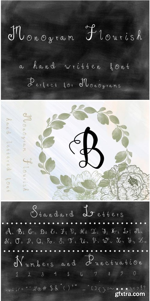 Monogram Flourish Font