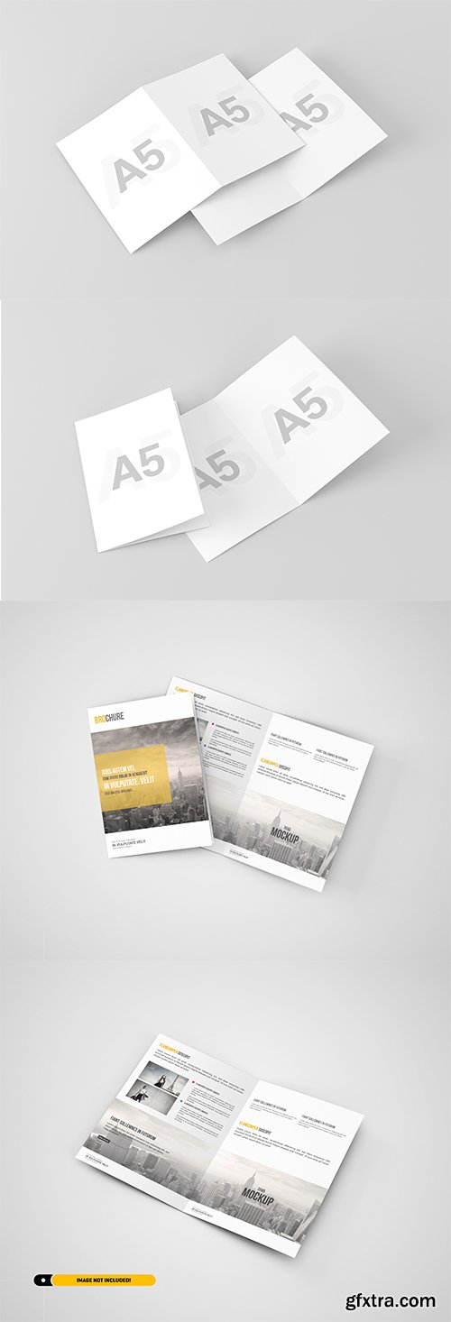 A5 Bifold Brochure Mockup Pack