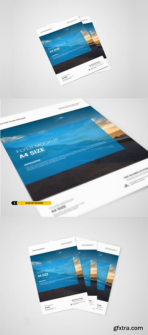 Flyer PSD Mockup Set