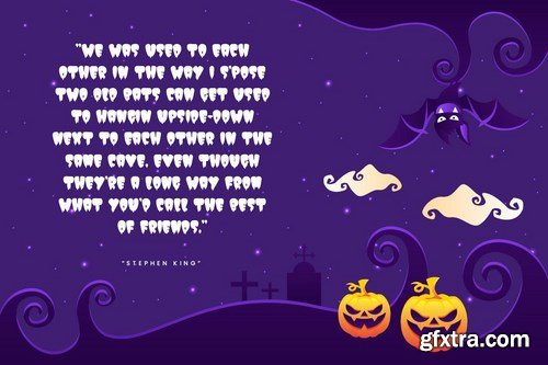 Batboo! - Hand Drawn Decorative Halloween Typeface