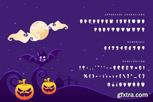 Batboo! - Hand Drawn Decorative Halloween Typeface