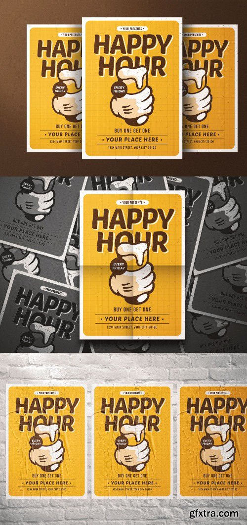 Happy Hour Flyer