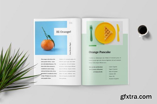 Cooking Book Magazine Template