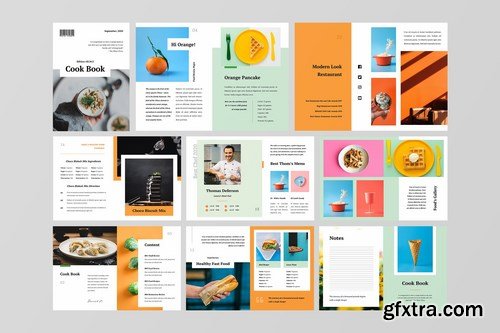 Cooking Book Magazine Template