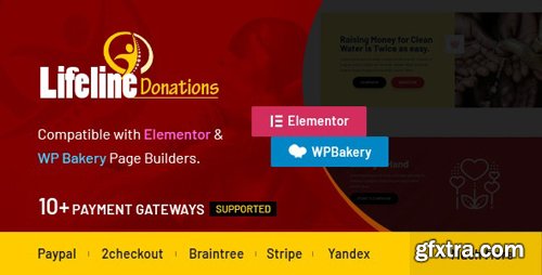 CodeCanyon - Lifeline Donations v1.1.0 - Multidimensional WordPress Donations Plugin - 24102147