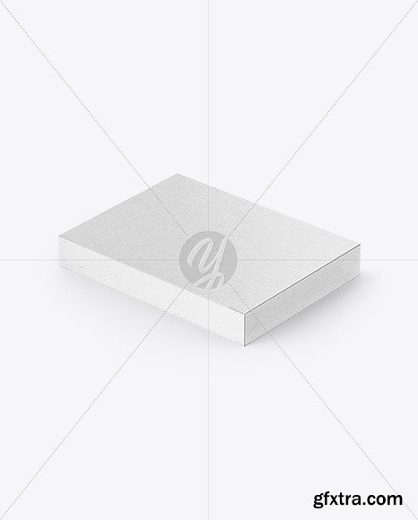 Kraft Paper Box Mockup - Half Side View 48795