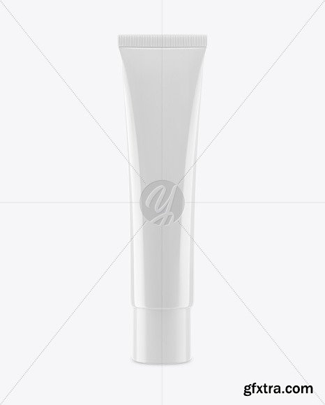 Glossy Cosmetic Plastic Tube Mockup 48869