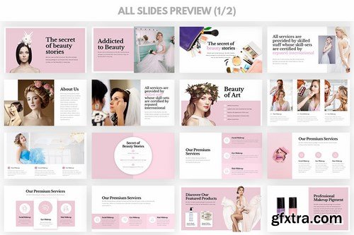 Apsari - Beauty Services Presentation Google Slide