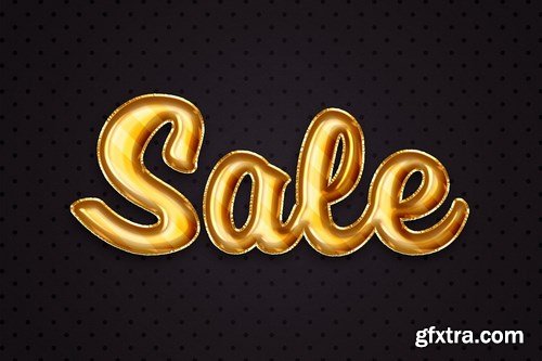 CM - Foil Balloon Text Effects 4122221