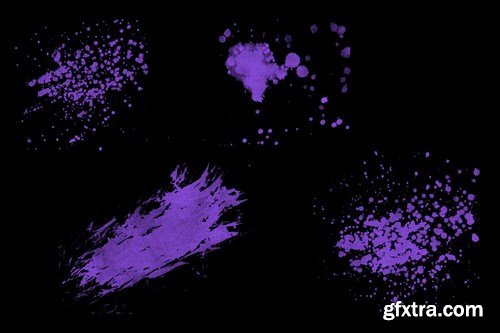 Splatter Stamp Photoshop Brushes Vol. 4