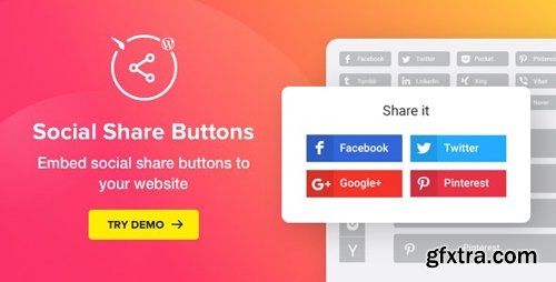 CodeCanyon - Social Share Buttons for WordPress v1.4.0 - 20613738