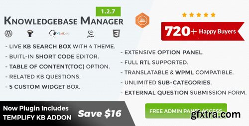 CodeCanyon - BWL v1.2.7 - Knowledge Base Manager - 7972812