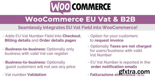 CodeCanyon - WooCommerce Eu Vat & B2B v6.9 - 19463373