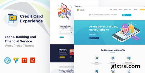 ThemeForest - Credit Card Experience v1.2.4 - Loan Company and Online Banking WordPress Theme - 20521819