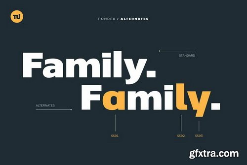 Ponder Font Family