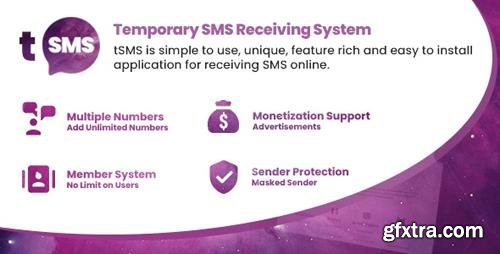 CodeCanyon - tSMS v1.0 - Temporary SMS Receiving System - Receive SMS Online - 23244962 - NULLED