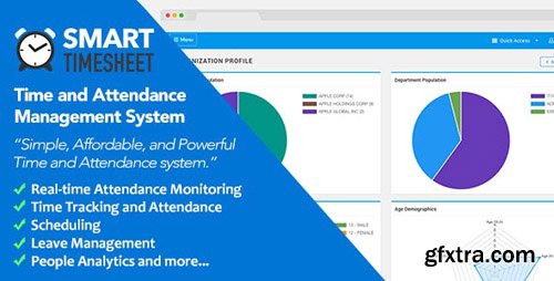 CodeCanyon - Smart Timesheet v3.7 - Time and Attendance Management System - 23076255