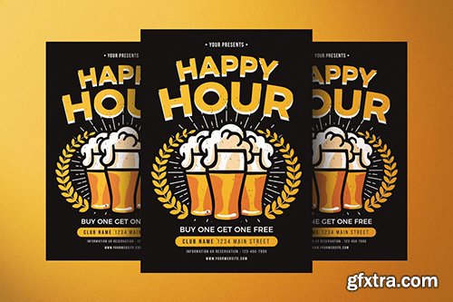 Happy Hour Flyer