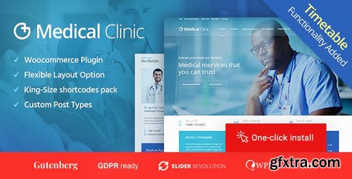 ThemeForest - Medical Clinic v1.1.7 - Doctor and Hospital Health WordPress Theme - 18277620