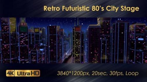 Udemy - Retro Futuristic 80's City Stage