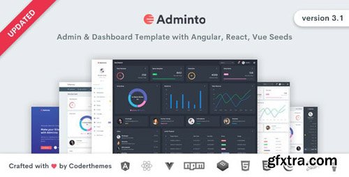 ThemeForest - Adminto v3.1 - Admin Dashboard Template - 15025393