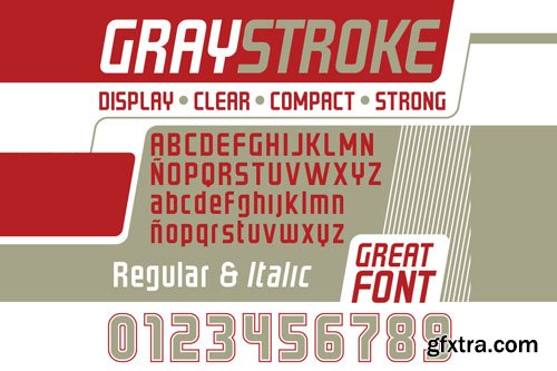 Graystroke - Display Font (2-Weights)