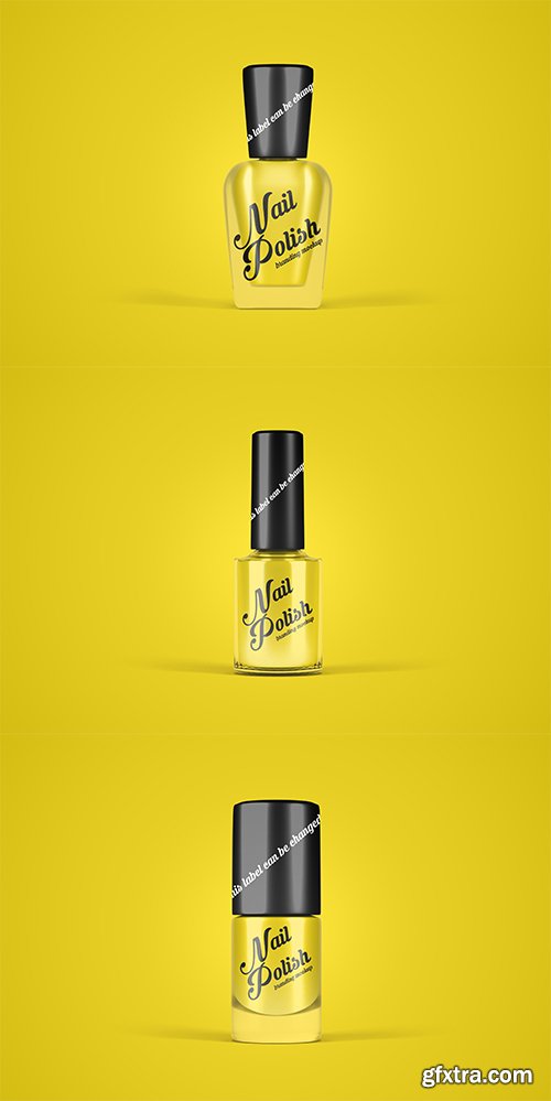 Nail Polish PSD Mockup Pack