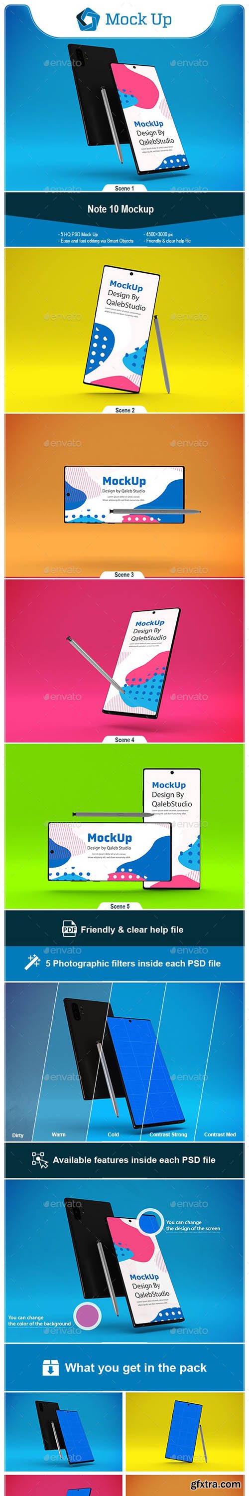 GraphicRiver - Note 10 Mockup 24682083