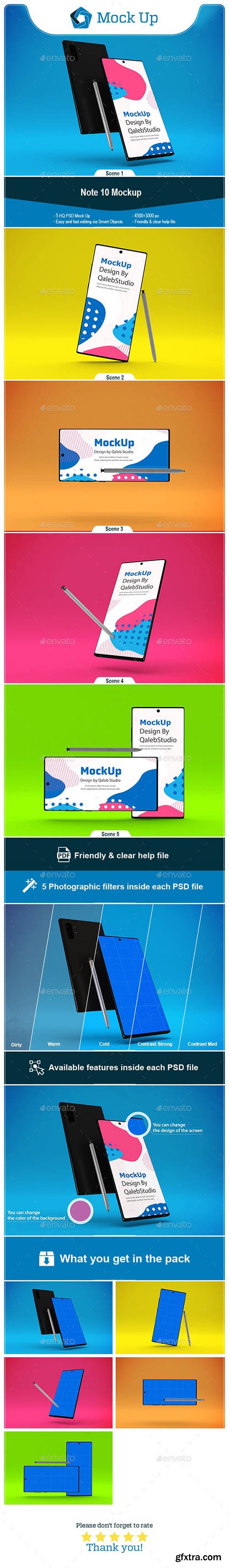 GraphicRiver - Note 10 Mockup 24682083