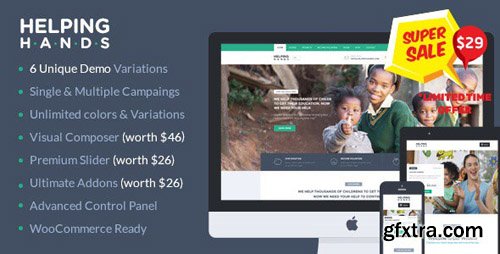 ThemeForest - Charity WordPress Theme - HelpingHands v2.7.2 - 12832860