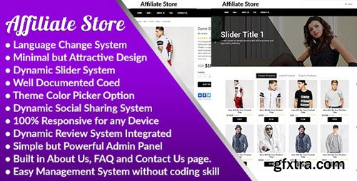 CodeCanyon - Affiliate Store v1.0 - Responsive Affiliate Store Management System (Update: 17 September 18) - 20001385 - NULLED