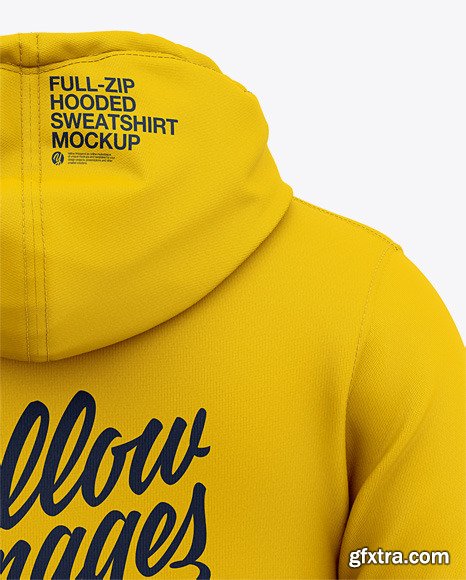 Full-Zip Hooded Sweatshirt - Back View 48890