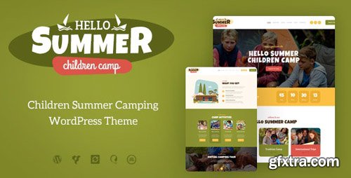 ThemeForest - Hello Summer v1.0.3 - A Children Summer Camp WordPress Theme - 21163971