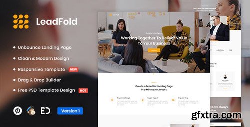 ThemeForest - LeadFold v1.0 - Lead Generation Unbounce Landing Page - 24238855