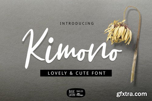 CM - Kimono Script Font 4133755