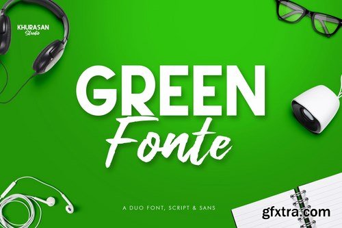 Green Fonte Font Duo