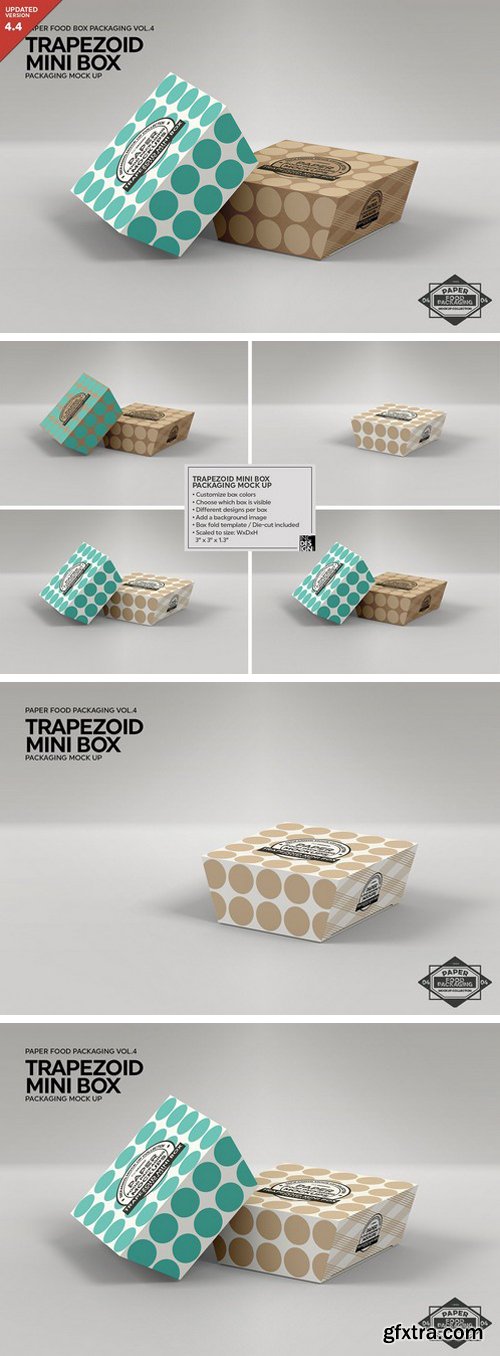 CM - Trapezoid Mini Boxes Mockup 2478187