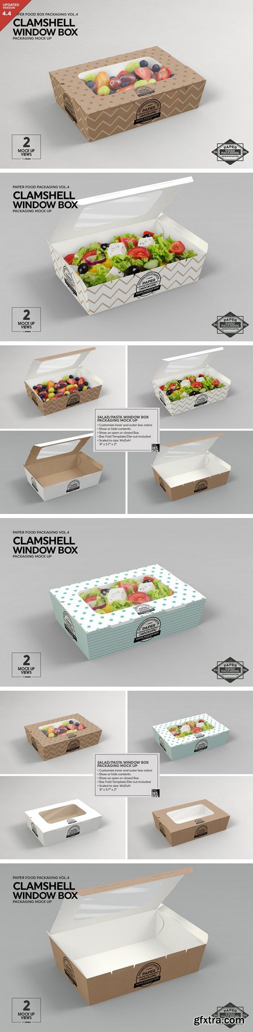 CM - Clamshell Window Box Mockup 1296677