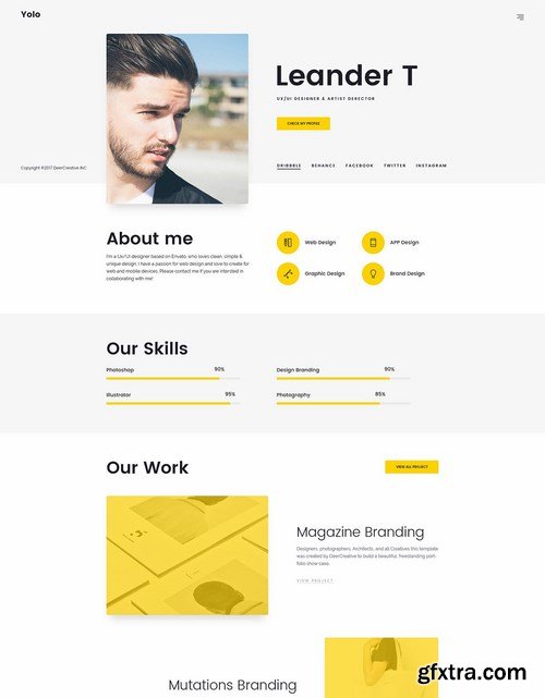 Yolo Responsive Multi-Purpose PSD Template