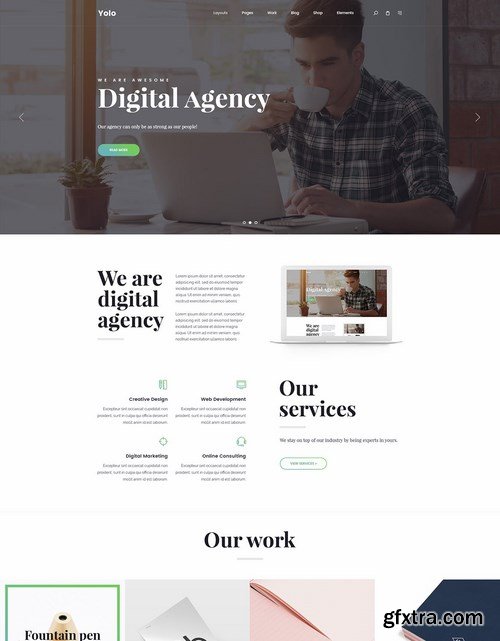 Yolo Responsive Multi-Purpose PSD Template