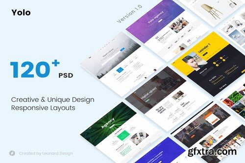 Yolo Responsive Multi-Purpose PSD Template