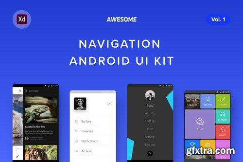 Android UI Kit - Navigation Pack